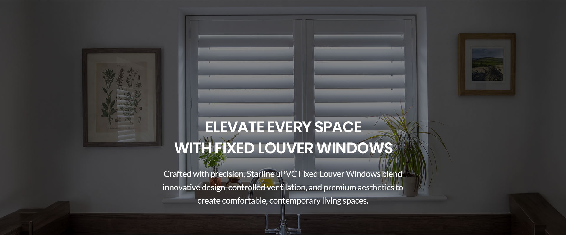 uPVC BannerLouver Windows